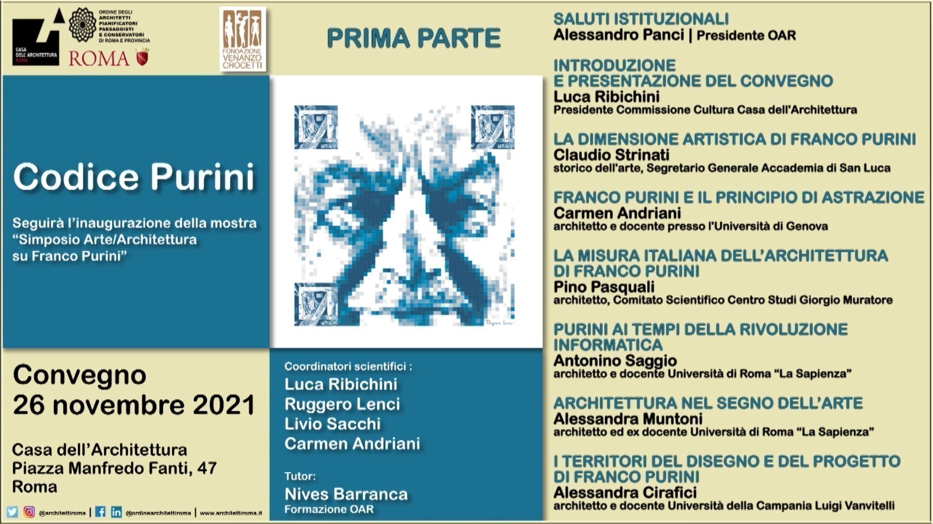 Codice Purini Parte Prima OAR Ordine Degli Architetti Di Roma